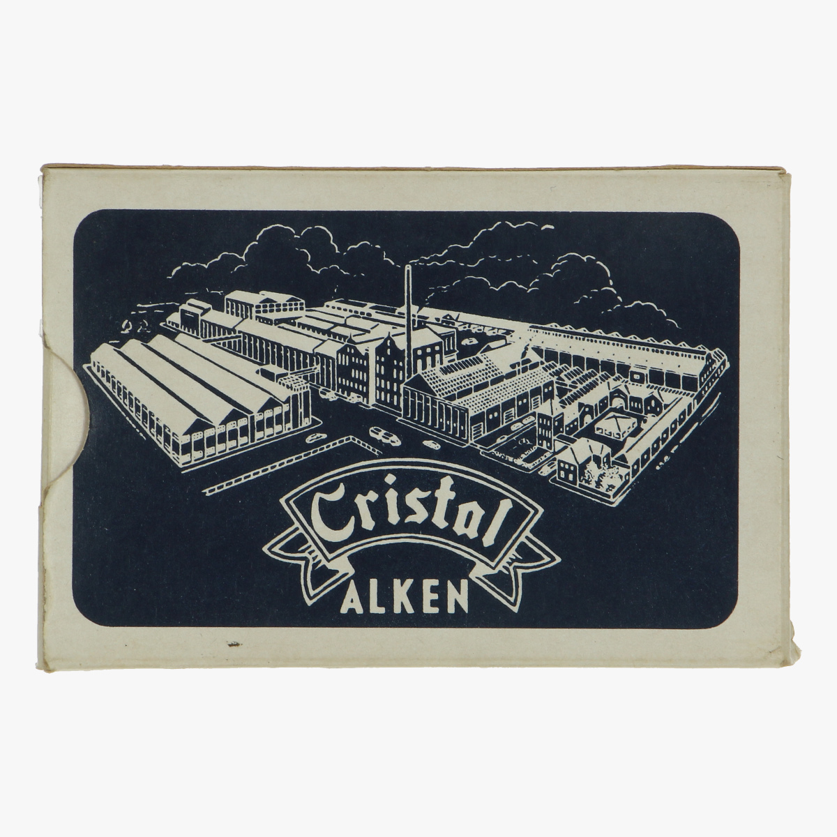 Afbeeldingen van oud spel speelkaarten Cristal Alken