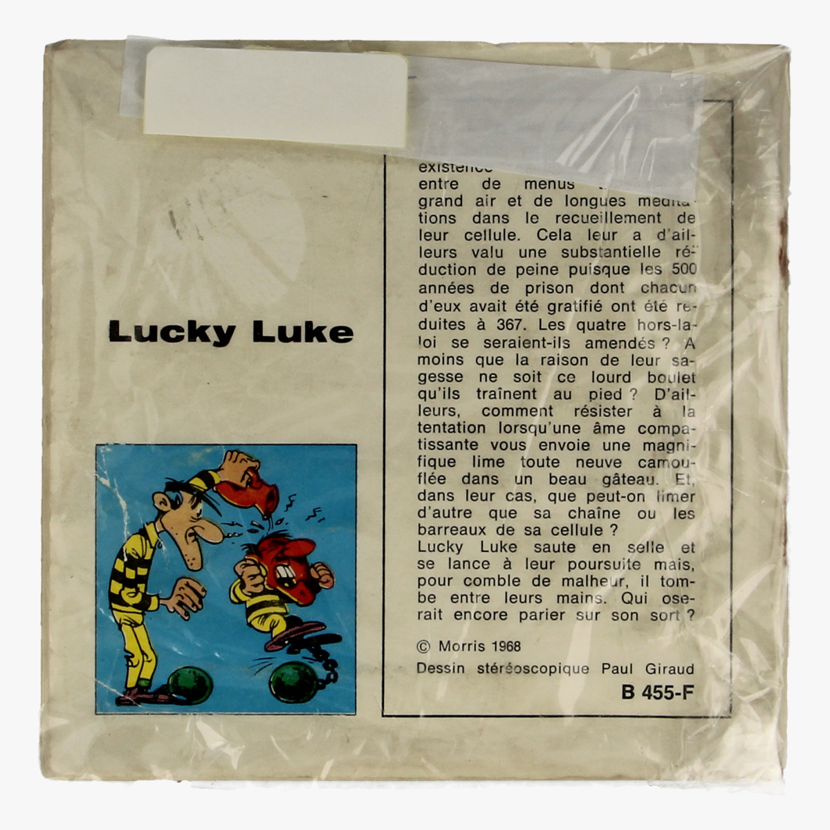 Afbeeldingen van View-Master Lucky Luke. L'evasion des Dalton. Morris&Goscinny. Nr. B-455-F