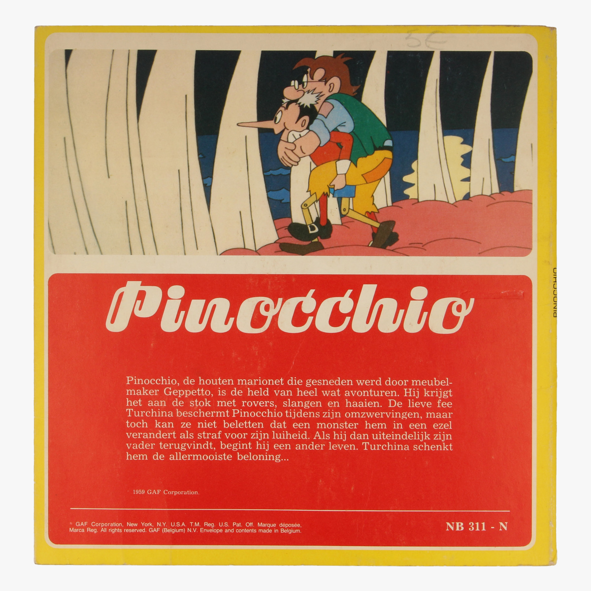 Afbeeldingen van View-master Pinocchio B3111,B3112,B3113