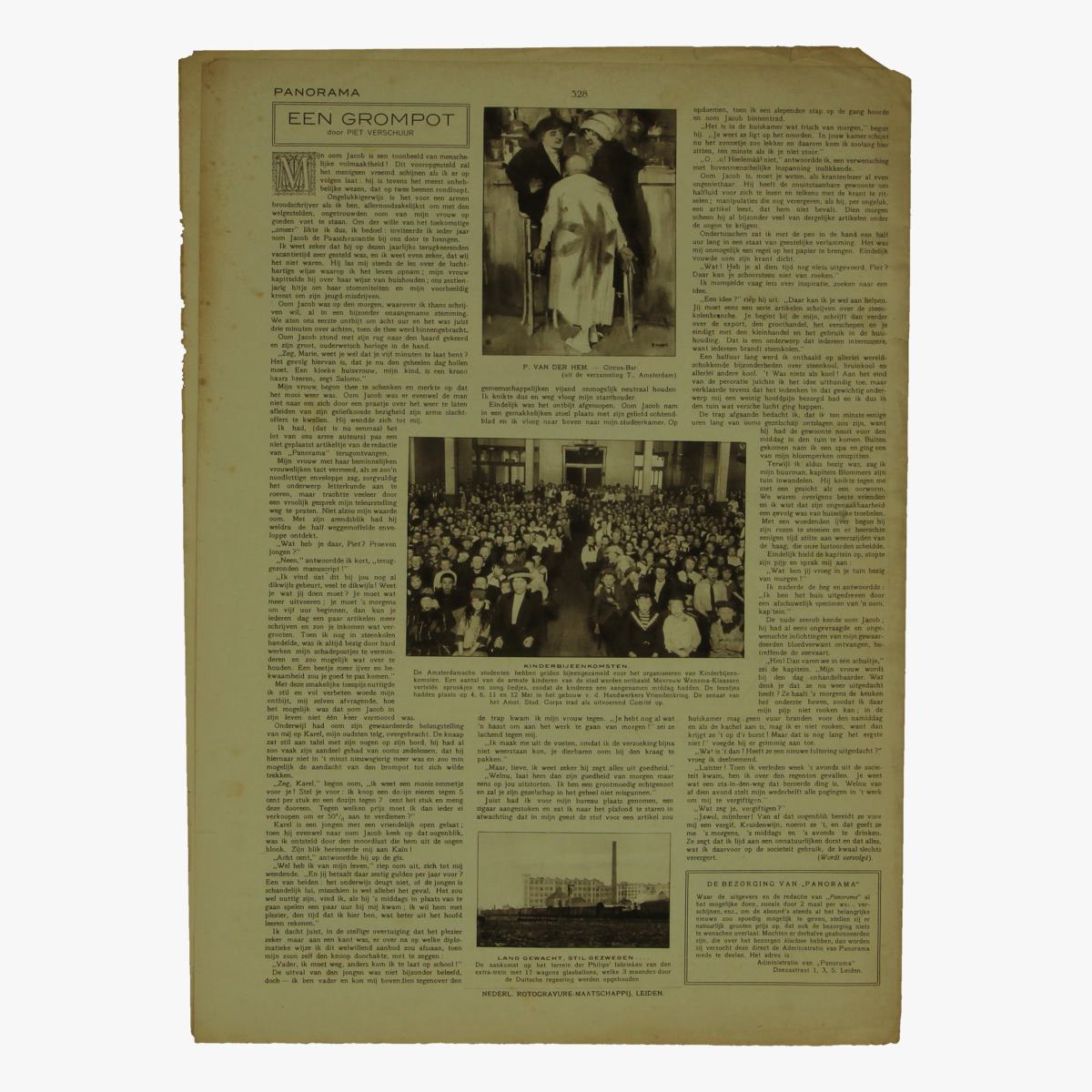 Afbeeldingen van oude weekblad panorama N°41  20 mei 1915