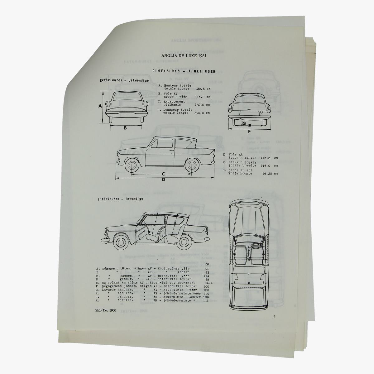 Afbeeldingen van oude folder l'anglia sportman 1961 ford motor company