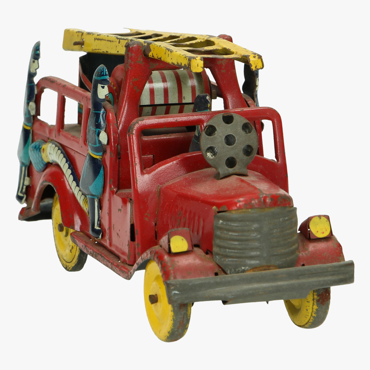 Afbeeldingen van oude blikken brandweerwagen made in Japan