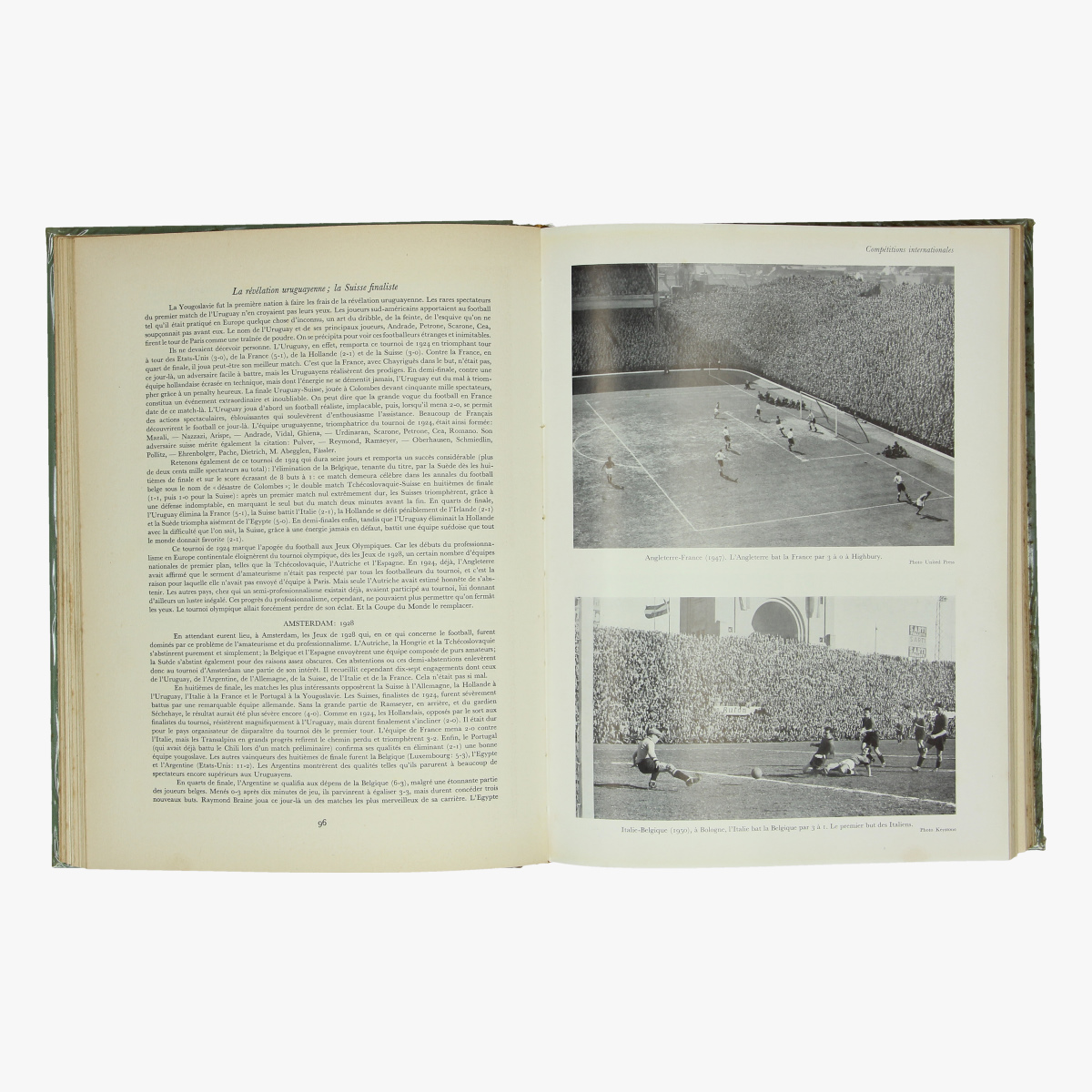Afbeeldingen van boek le footbal ** encyclopédie des sports modernes 1953  r. kister et g.schmid