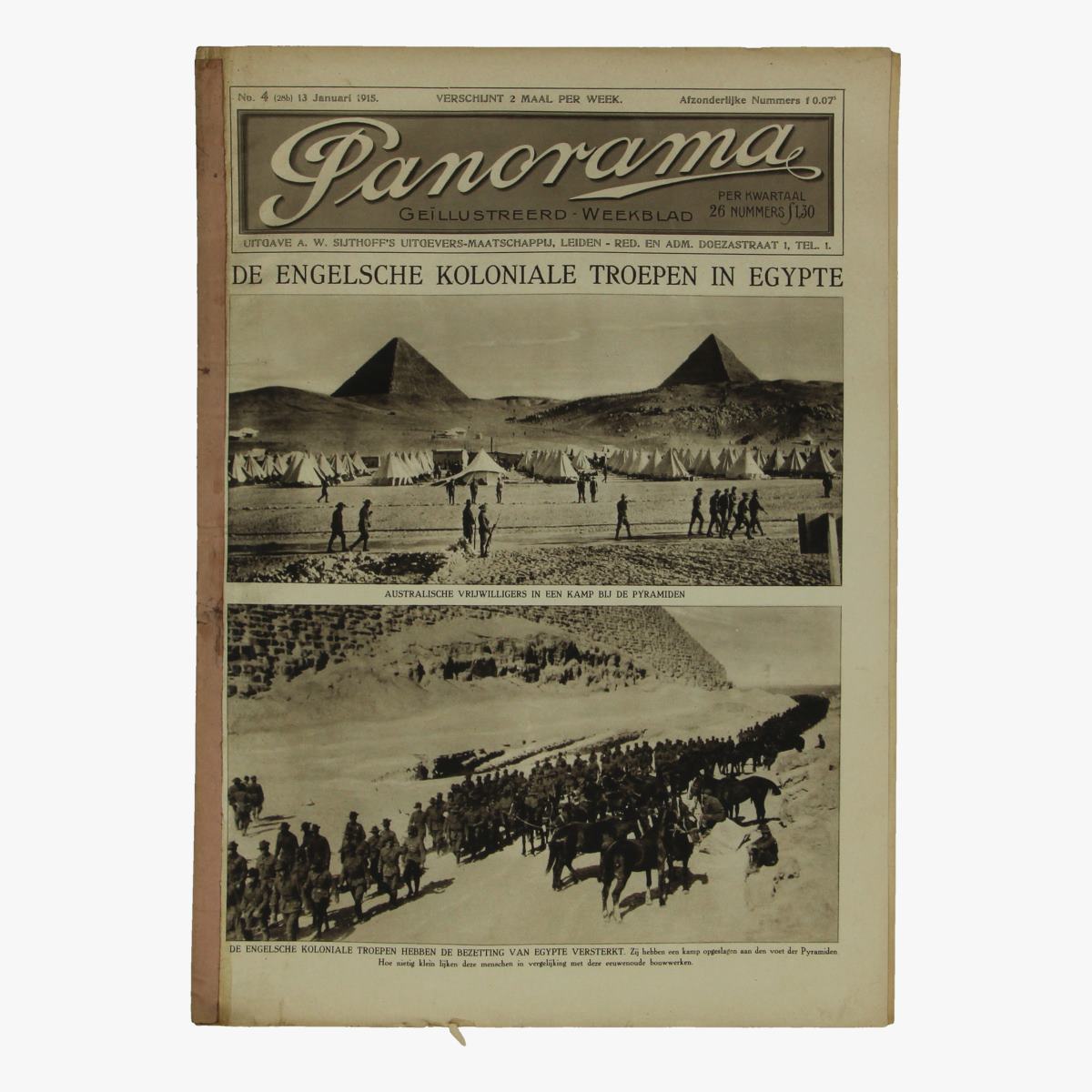 Afbeeldingen van oude weekblad panorama N°4  13 januari 1995