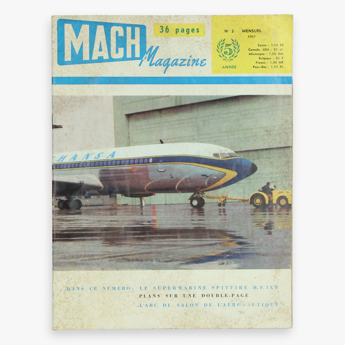 Afbeeldingen van luchtvaart mach magazine n°3 - 1961