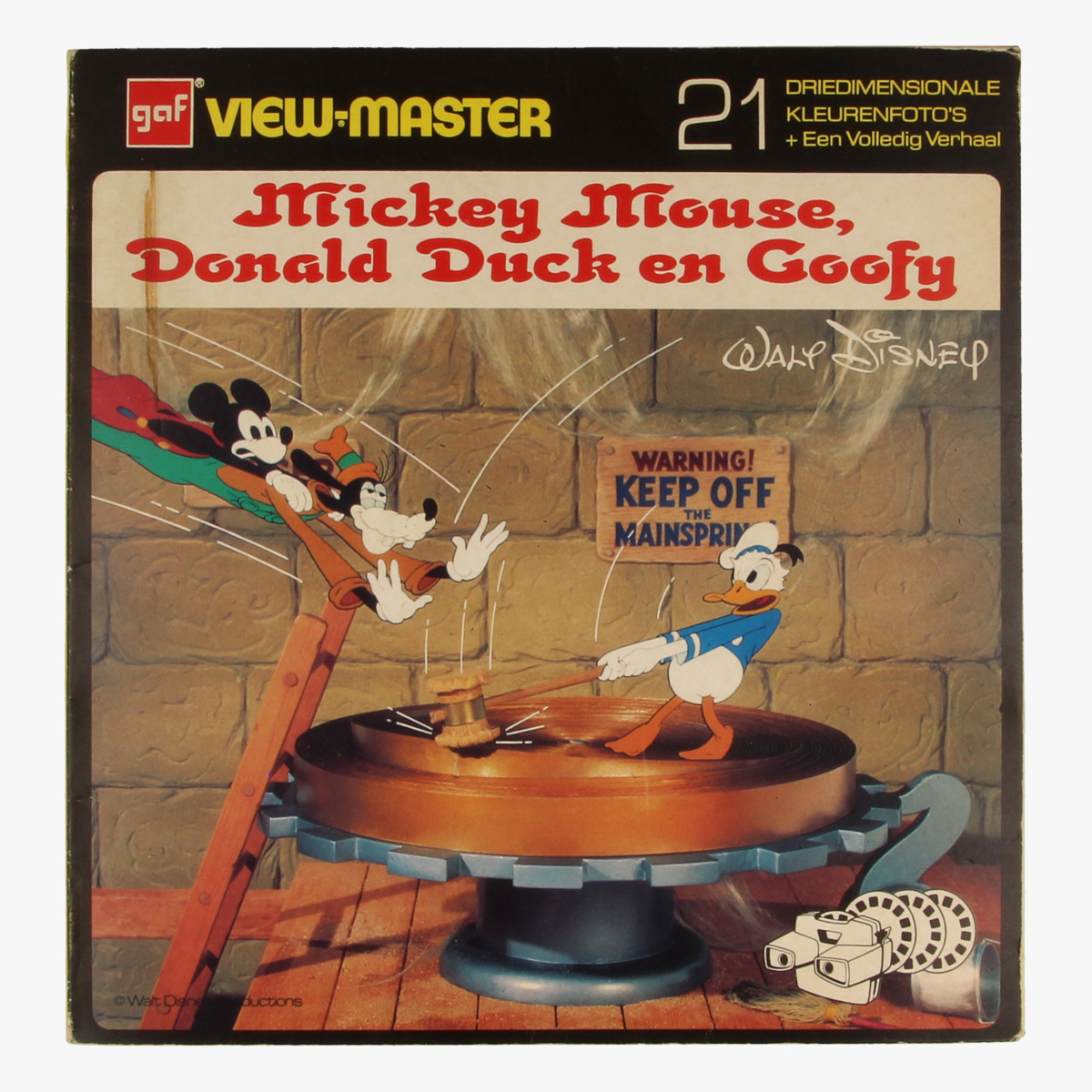 Afbeeldingen van View-master Mickey mouse, Donald6686470334633 duck en Goofy B5511,B5512,B5513