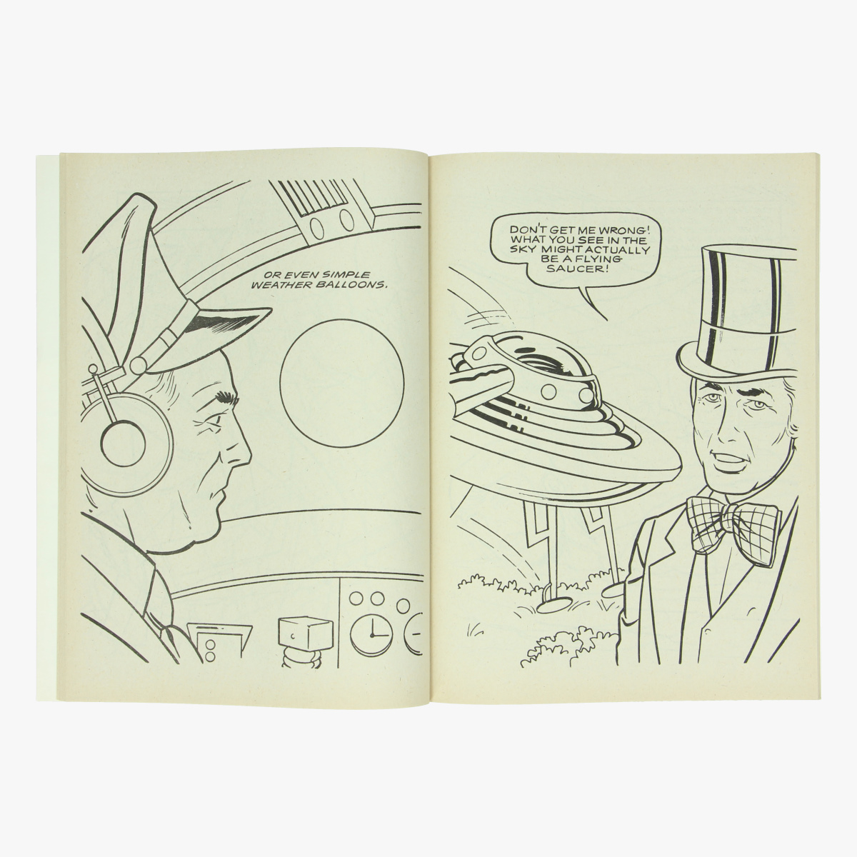 Afbeeldingen van Stripboek UFO - Space strangers - Kleurboek