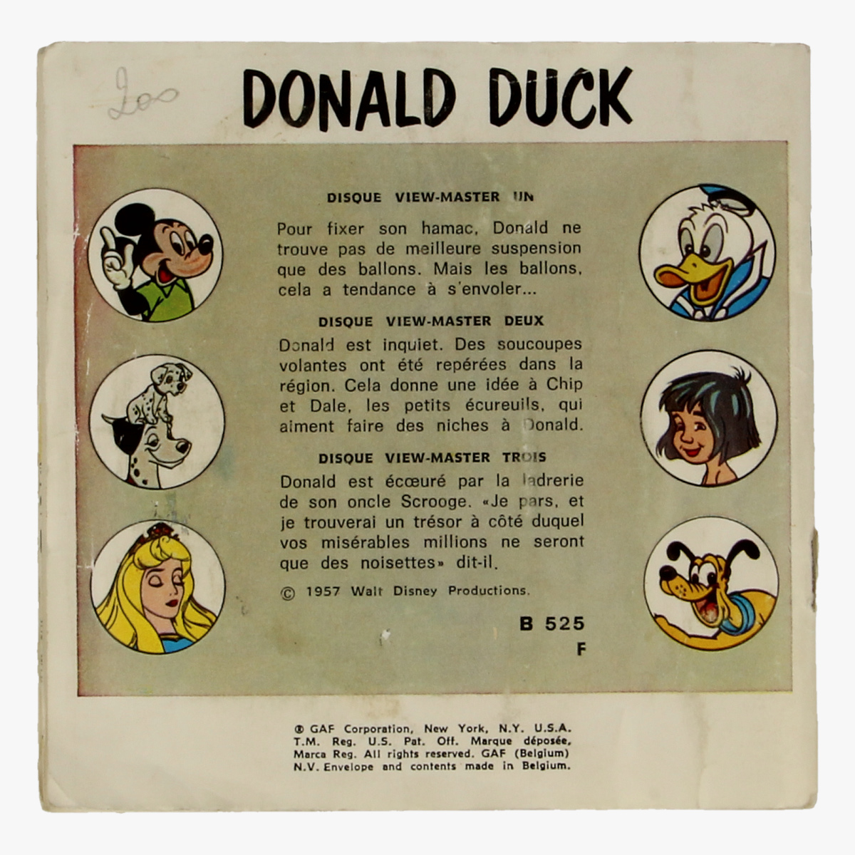 Afbeeldingen van View-master Donald Duck