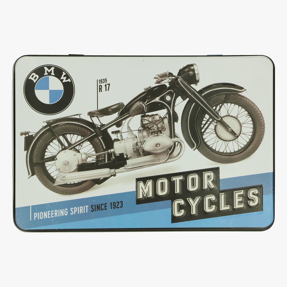 Afbeeldingen van blikken doos BMW moto cycles repro