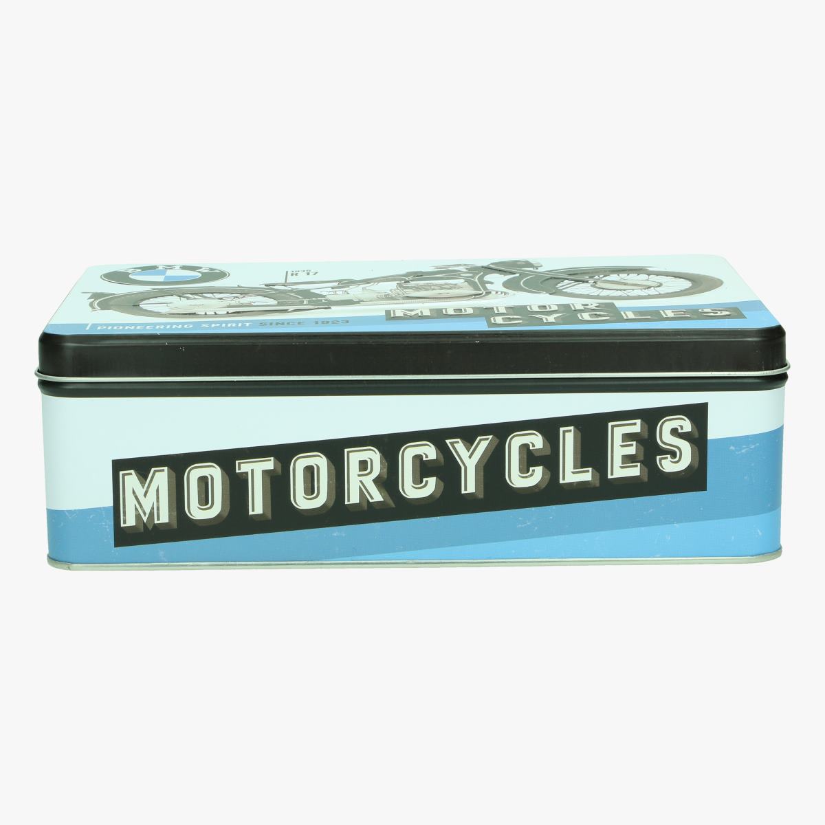 Afbeeldingen van blikken doos BMW moto cycles repro
