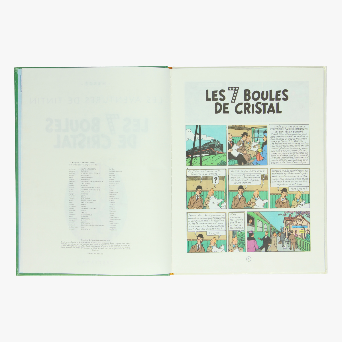 Afbeeldingen van Tintin - Kuifje - Les 7 Boules de cristal