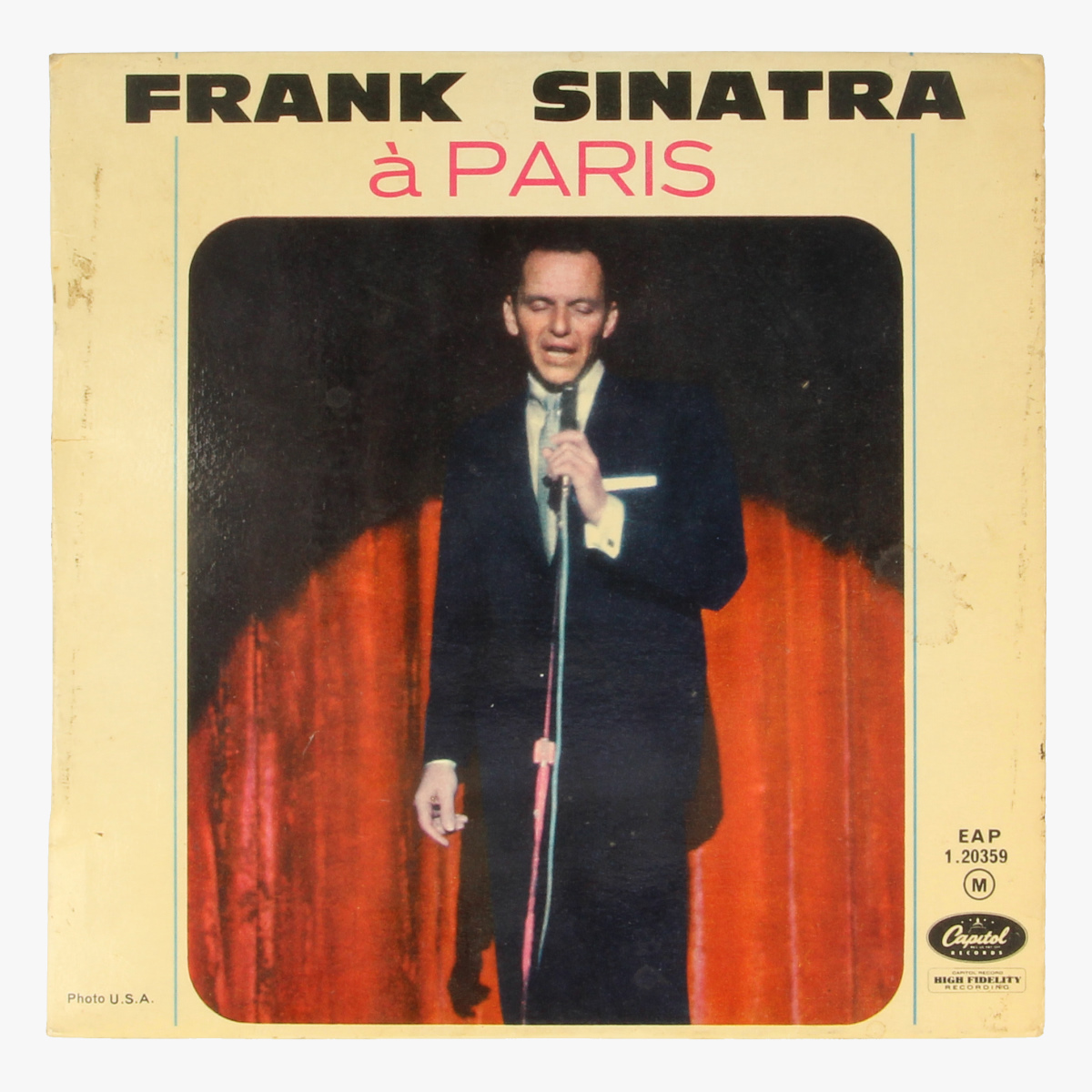 Afbeeldingen van Frank Sinatra à Paris Lp 45 toeren