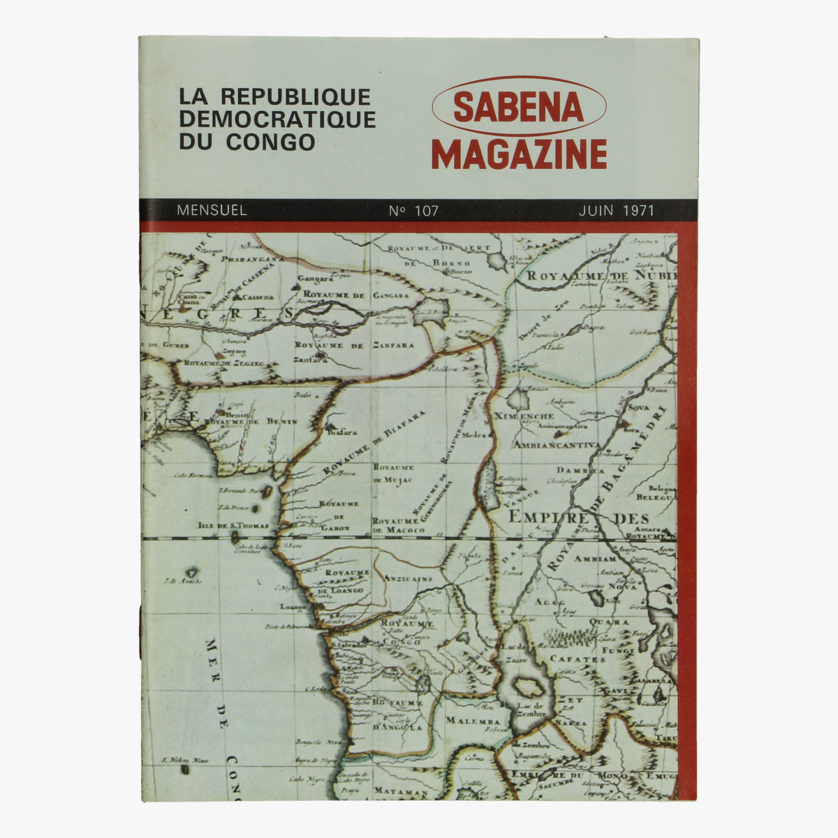 Afbeeldingen van sabena magazine n° 107 juni 1971 de congo
