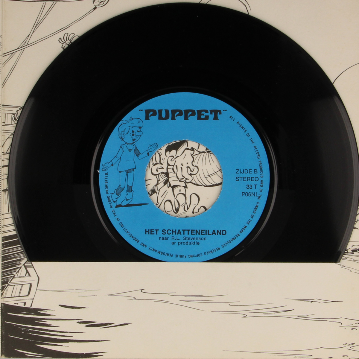 Afbeeldingen van Puppet - Het schatteneiland LP Single 1Vinyl 7"