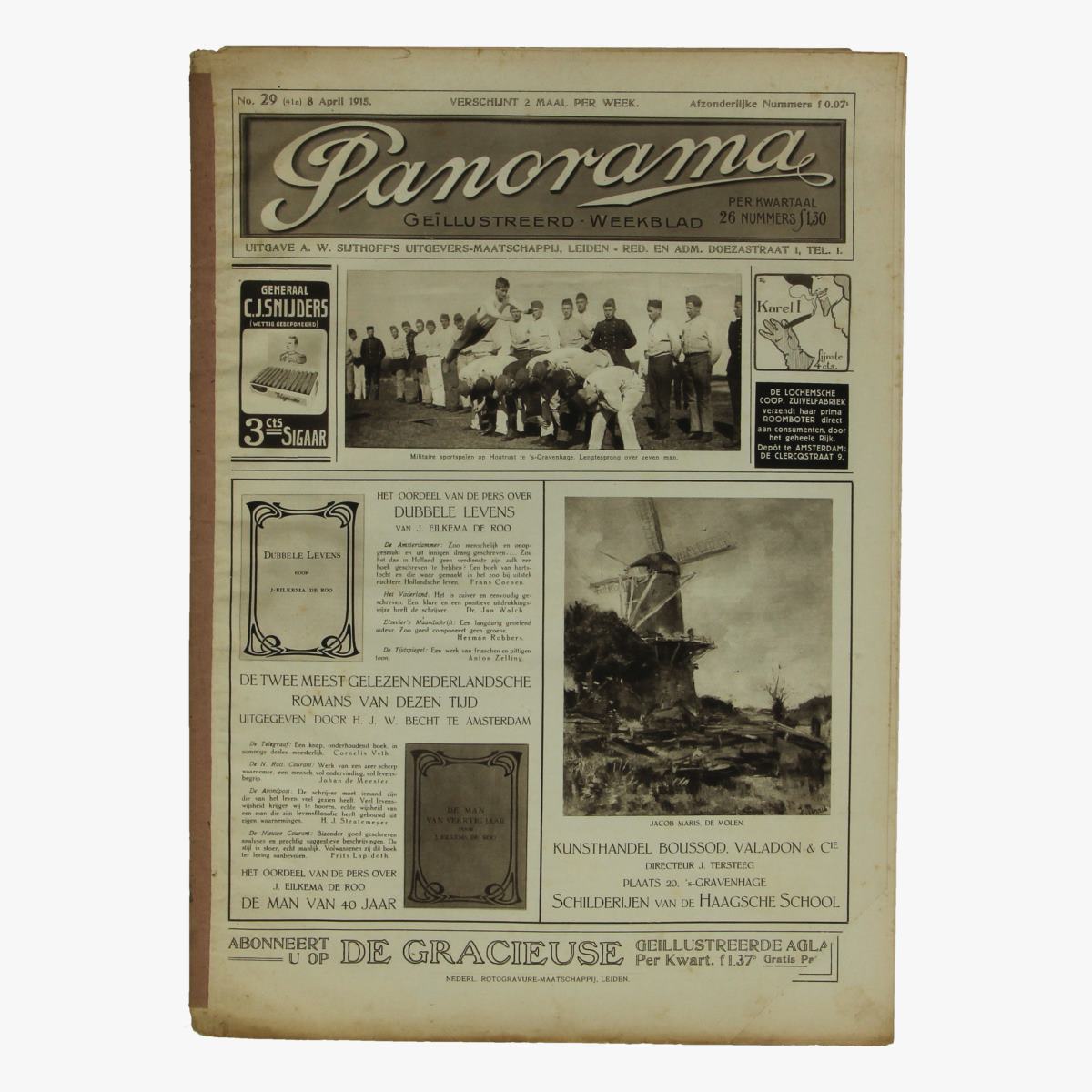 Afbeeldingen van oude weekblad panorama N°29    8 april 1915.