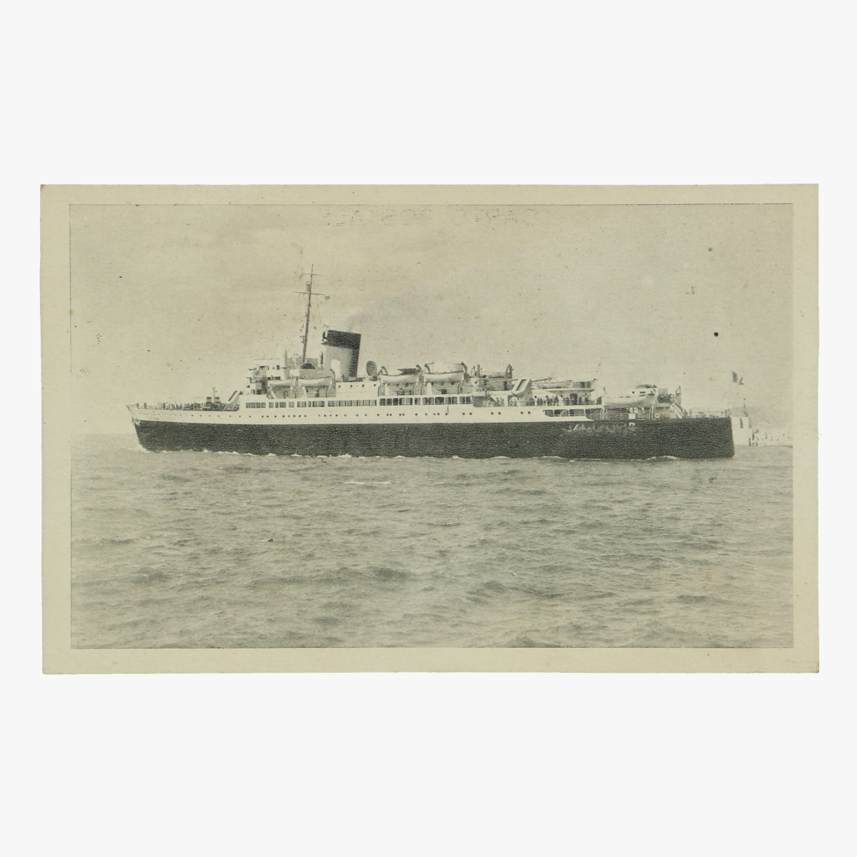 Afbeeldingen van oude postkaart schip Ville d'Oran