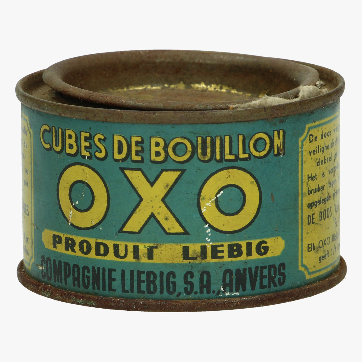 Afbeeldingen van oude verpakking oxo cubes de bouillon produit liebig