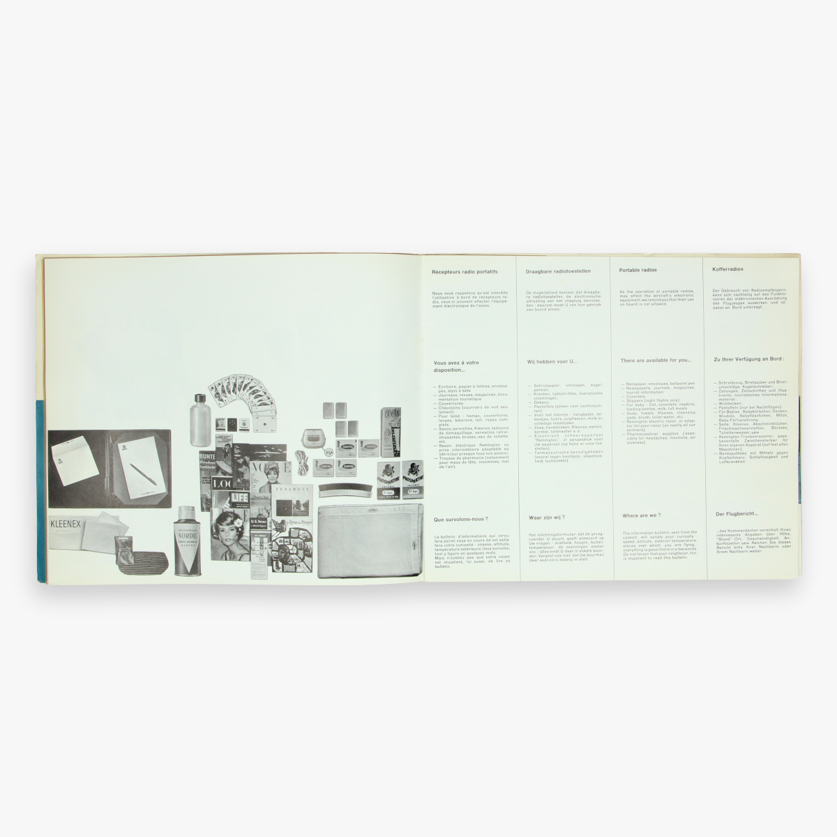 Afbeeldingen van sabena magazine- instructions- printed in belgium - de Rycker 