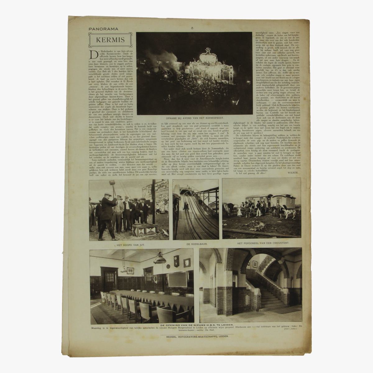 Afbeeldingen van oude weekblad panorama N°75  16 sept 1915