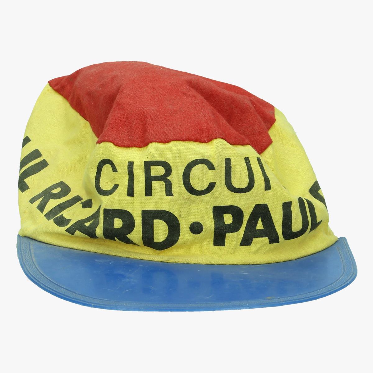 Afbeeldingen van oud wielrenners petje Circuit Paul Ricard