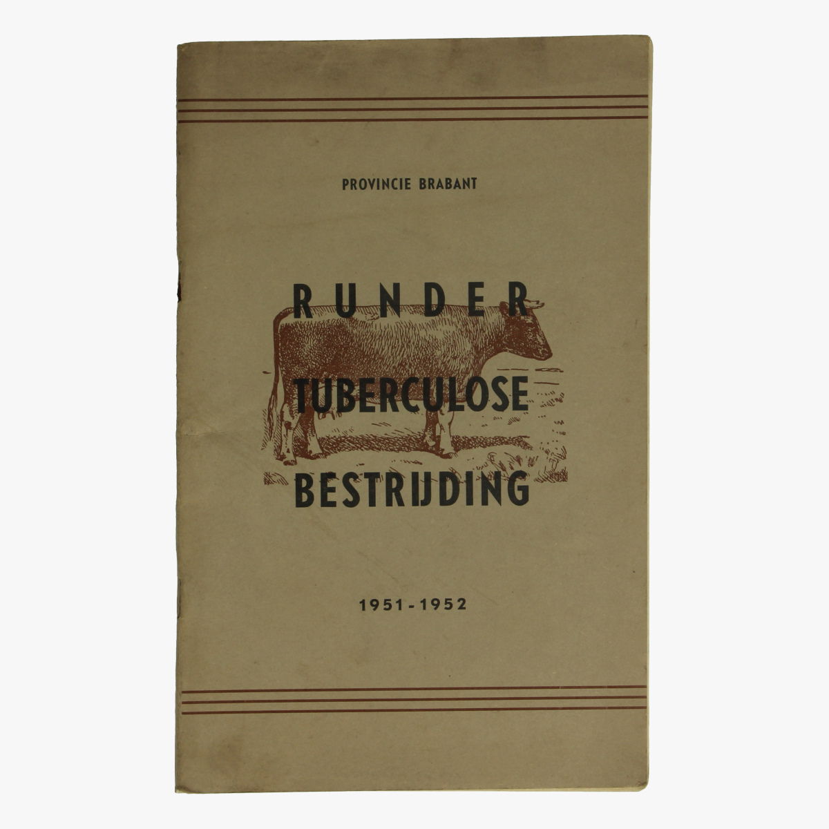 Afbeeldingen van Rundertuberculosebestrijding 1951-1952 Provincie Brabant. Boek
