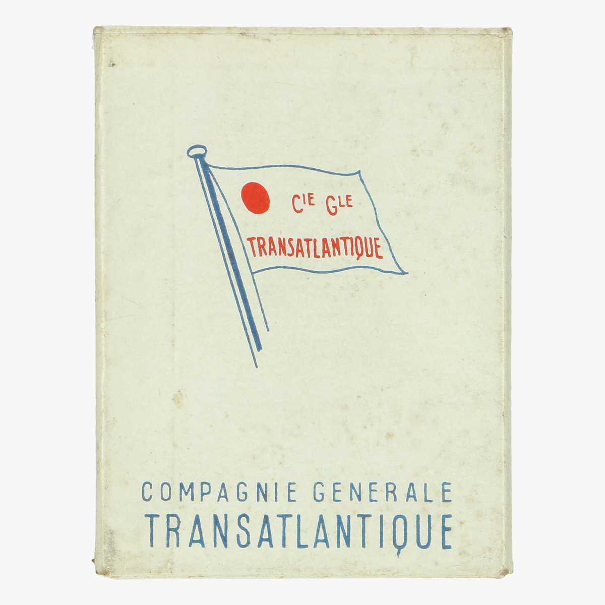 Afbeeldingen van oude speelkaarten French Line compagnie generale transatlantique