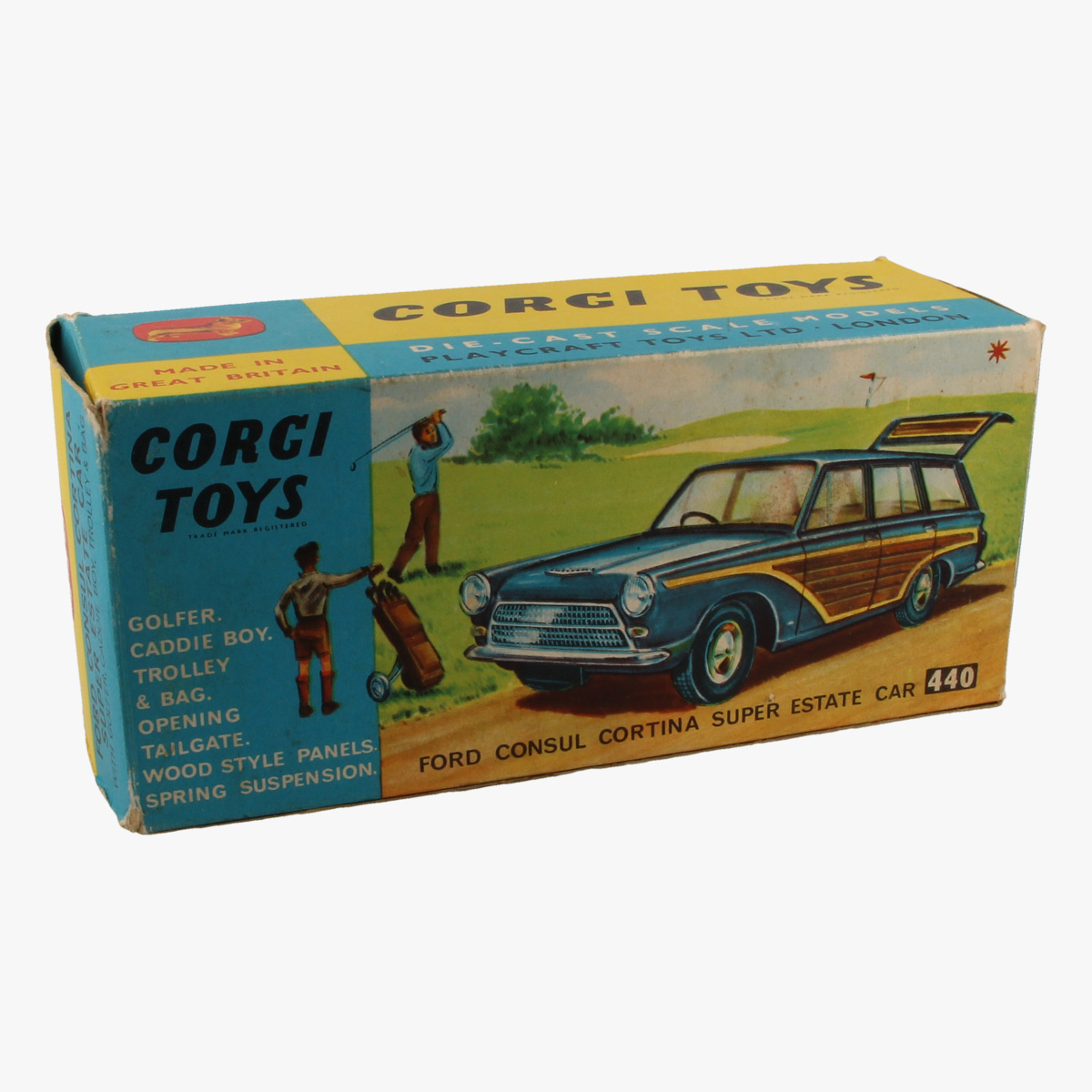 Afbeeldingen van Corgi Toys. Ford Consul Cortina Super Estate Car. Nr. 440