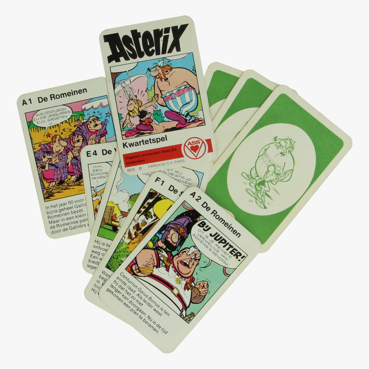 Afbeeldingen van Asterix Kwartetspel Ass