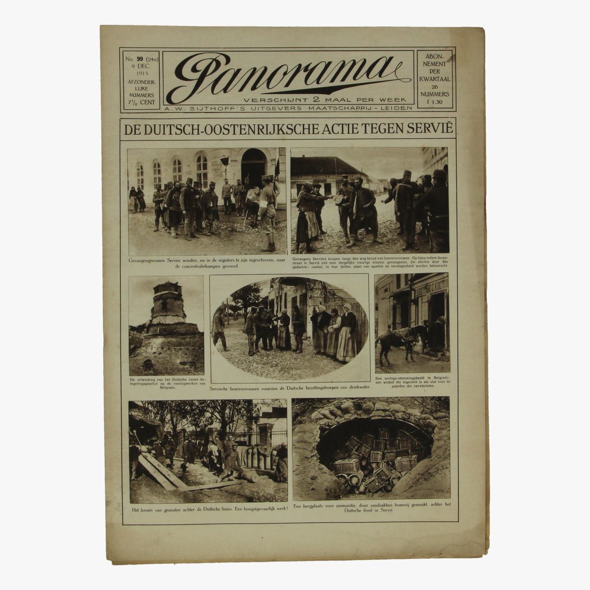 Afbeeldingen van oude weekblad panorama N°99   9 dec 1915