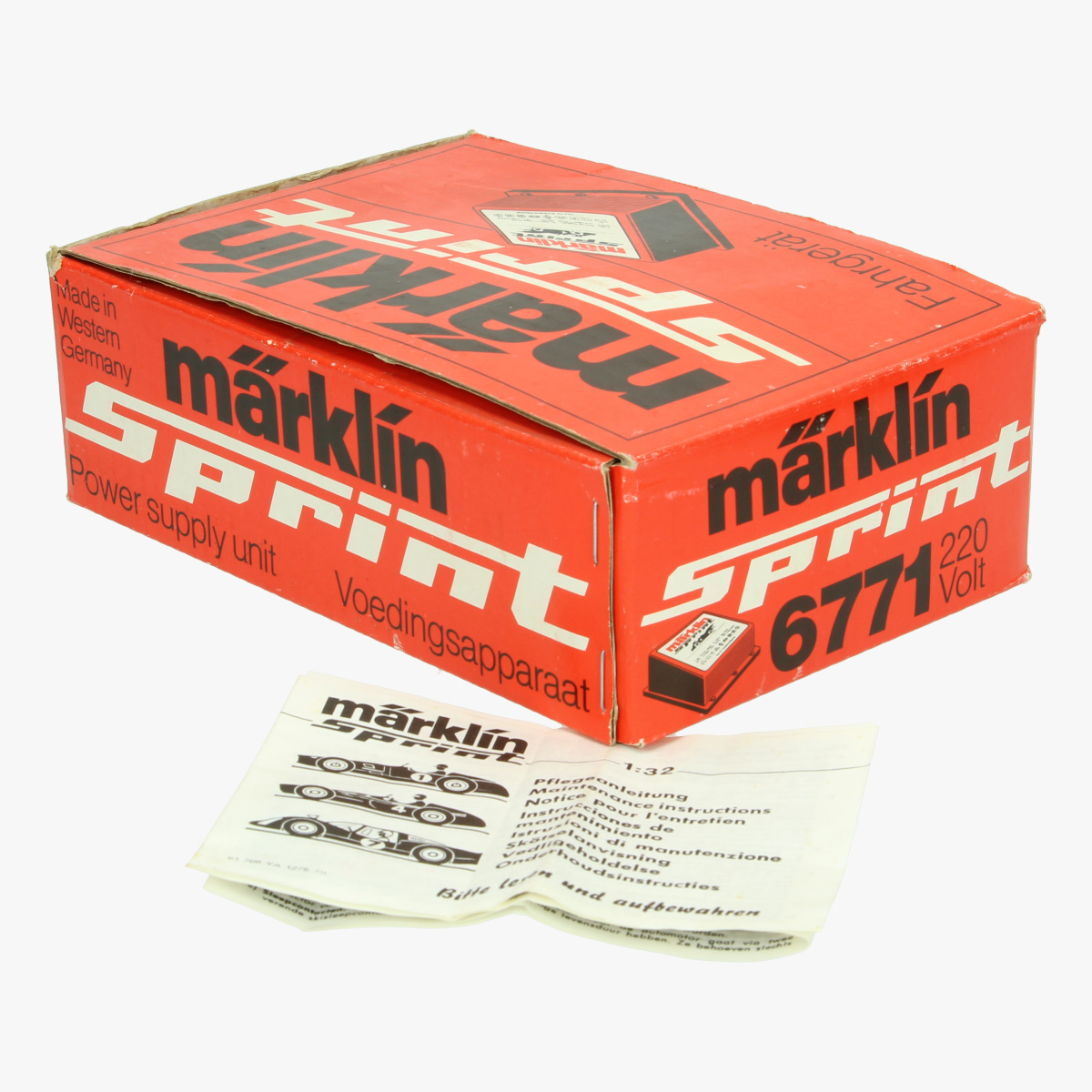 Afbeeldingen van Marklin Sprint. Transformator.Nr.6771.