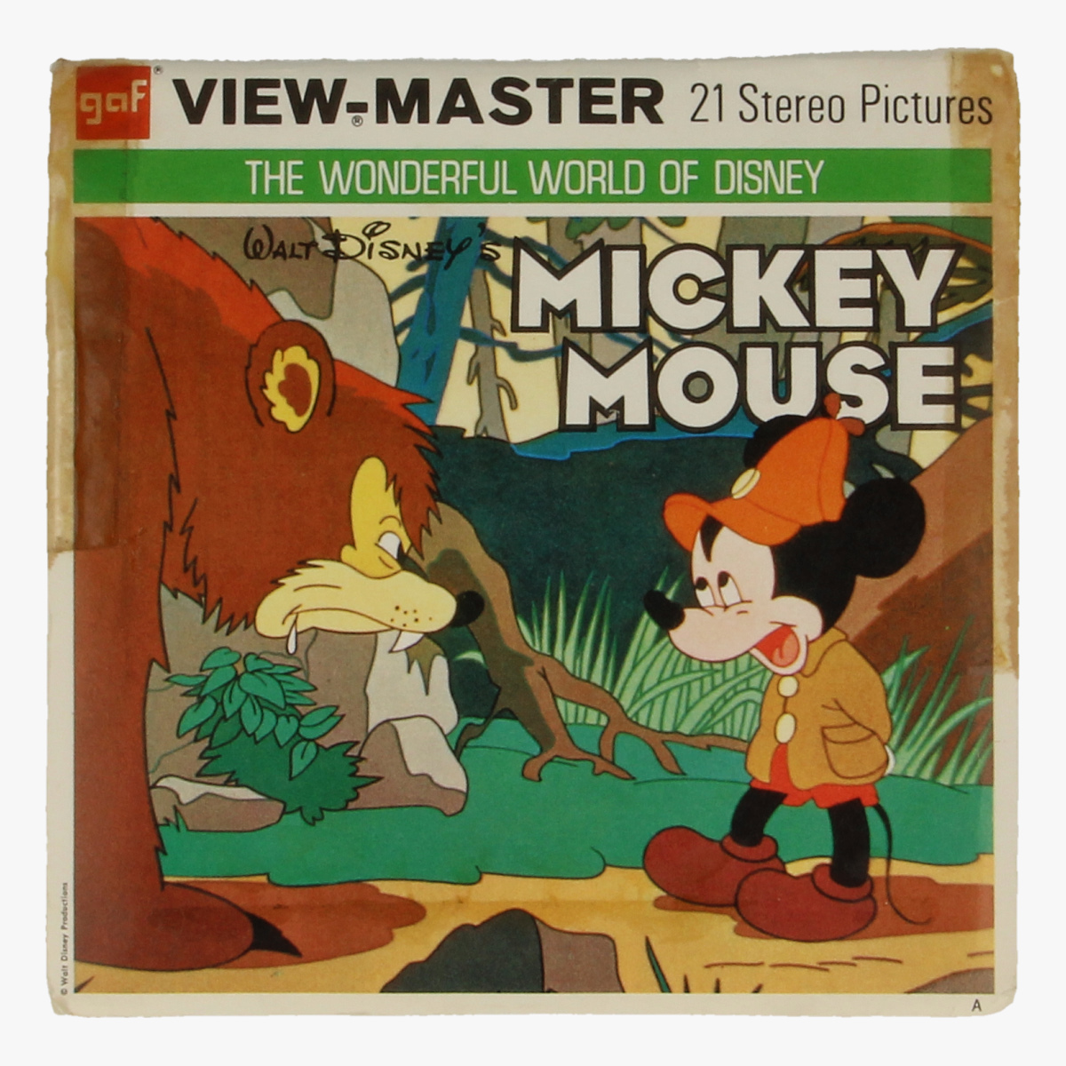 Afbeeldingen van View-master Mickey Mouse: The brave little tailor, Pluto, the pointer, the Toy shop
