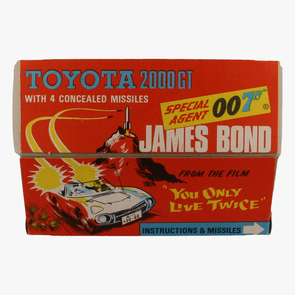 Afbeeldingen van Corgi Toys. James Bond Toyota 2000 GT. From the film " You only live Twice"  Nr. 336