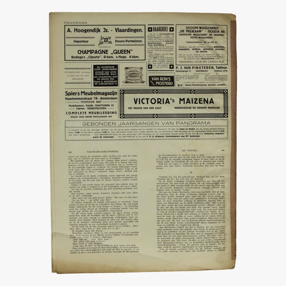 Afbeeldingen van oude weekblad panorama N°10  30 feb 1915