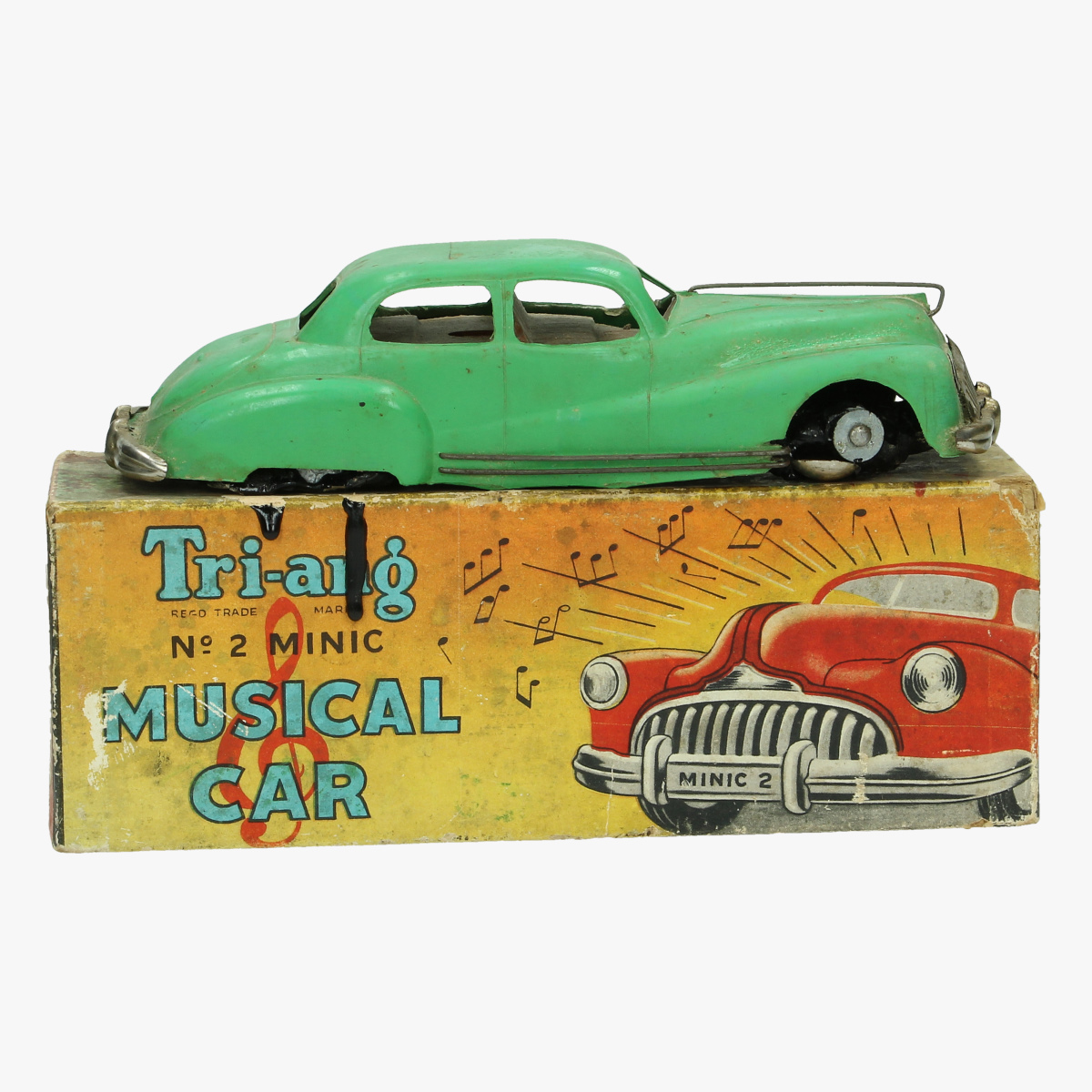 Afbeeldingen van musical car tri-ang made in engeland