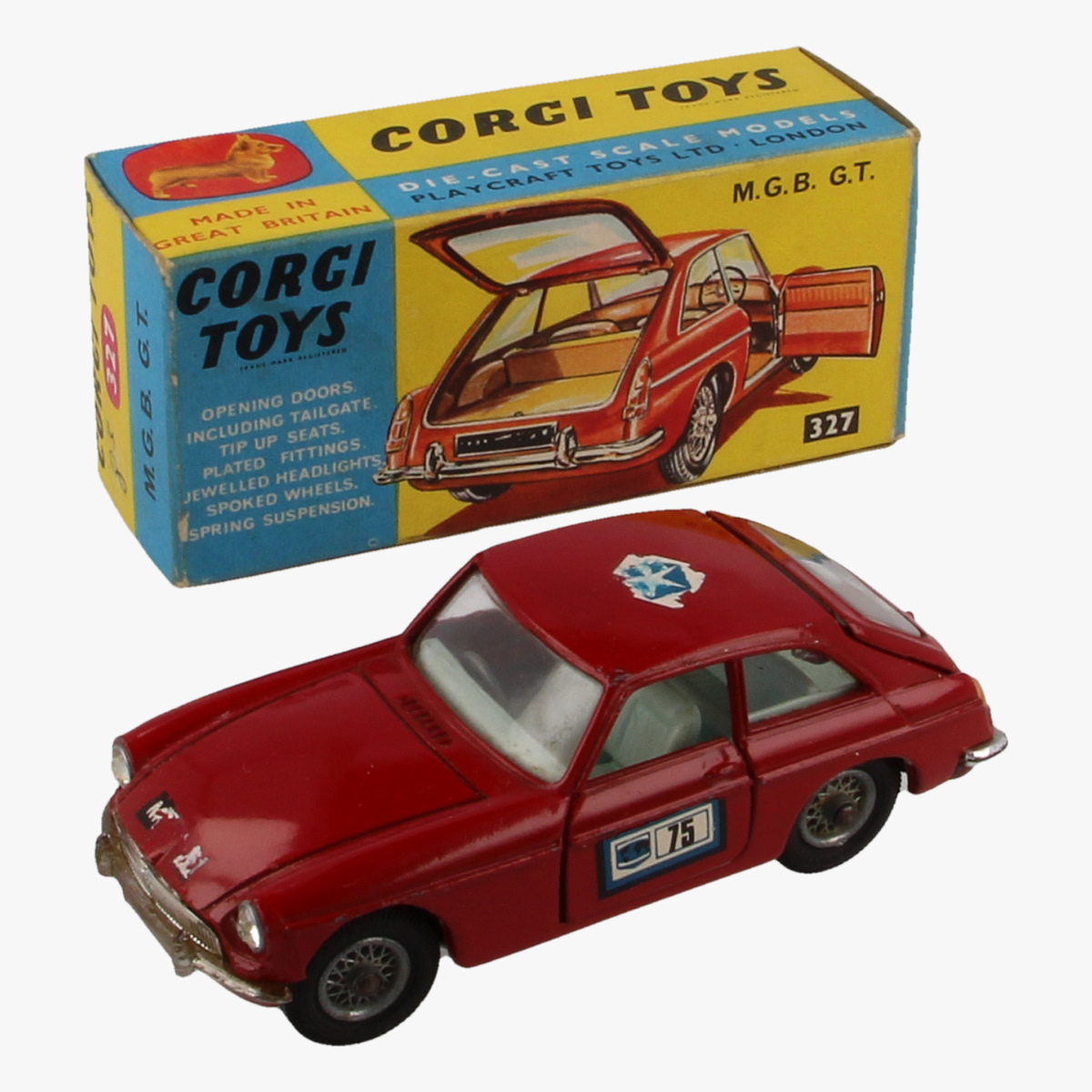 Afbeeldingen van Corgi Toys. M.G.B. G.T. Nr. 327