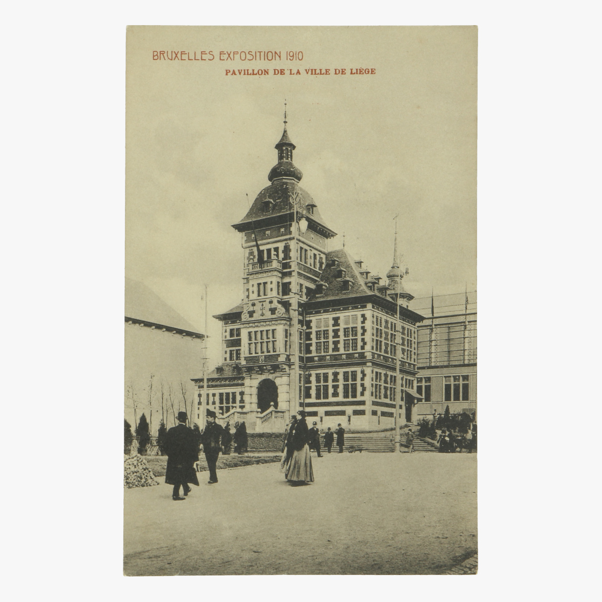 Afbeeldingen van postkaart bruxelles exposition 1910 pavillon de la ville de liege