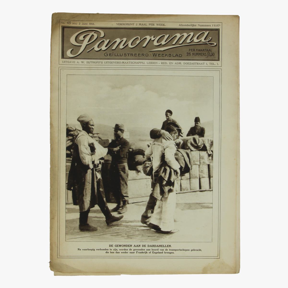 Afbeeldingen van oude weekblad panorama N°45  3 juni 1915