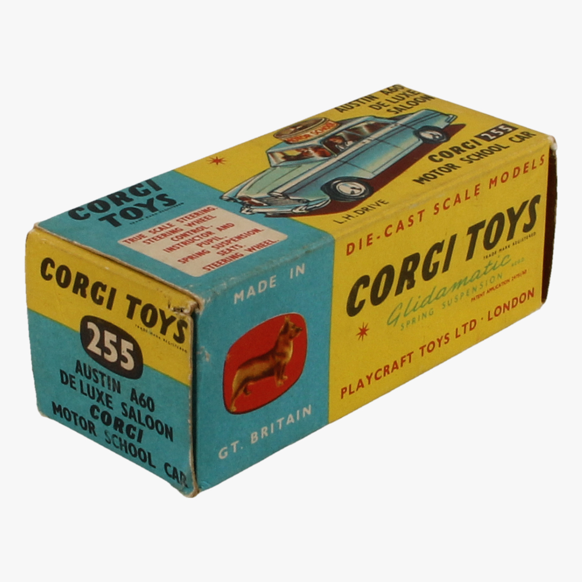 Afbeeldingen van Corgi Toys. Austin A60 De Luxe Saloon, Motor School Car 255