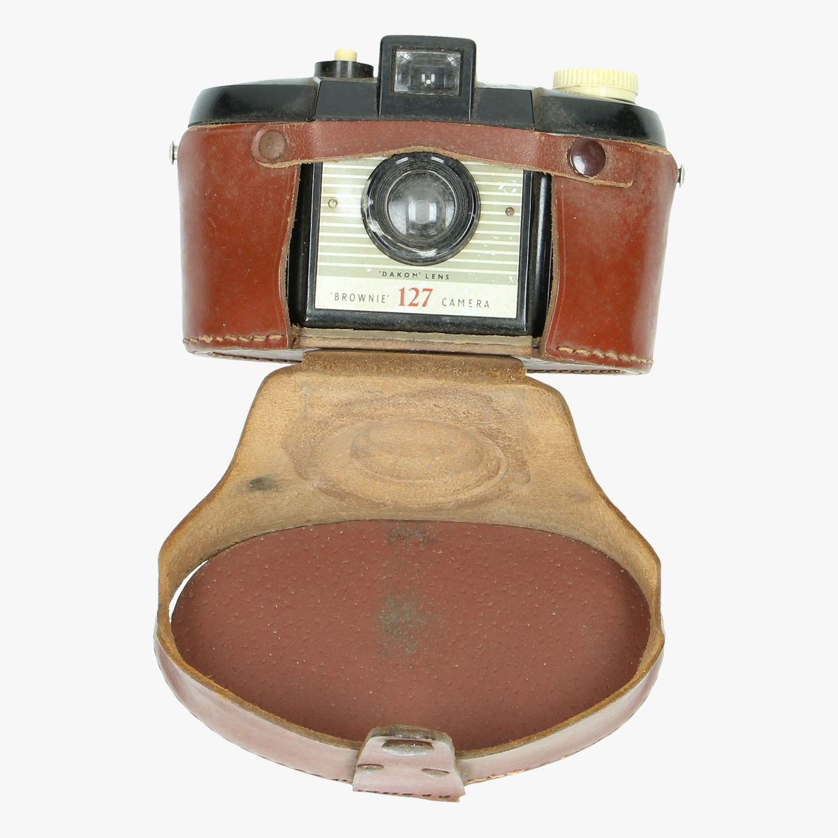Afbeeldingen van fotocamera brownie 127 dakom lens 