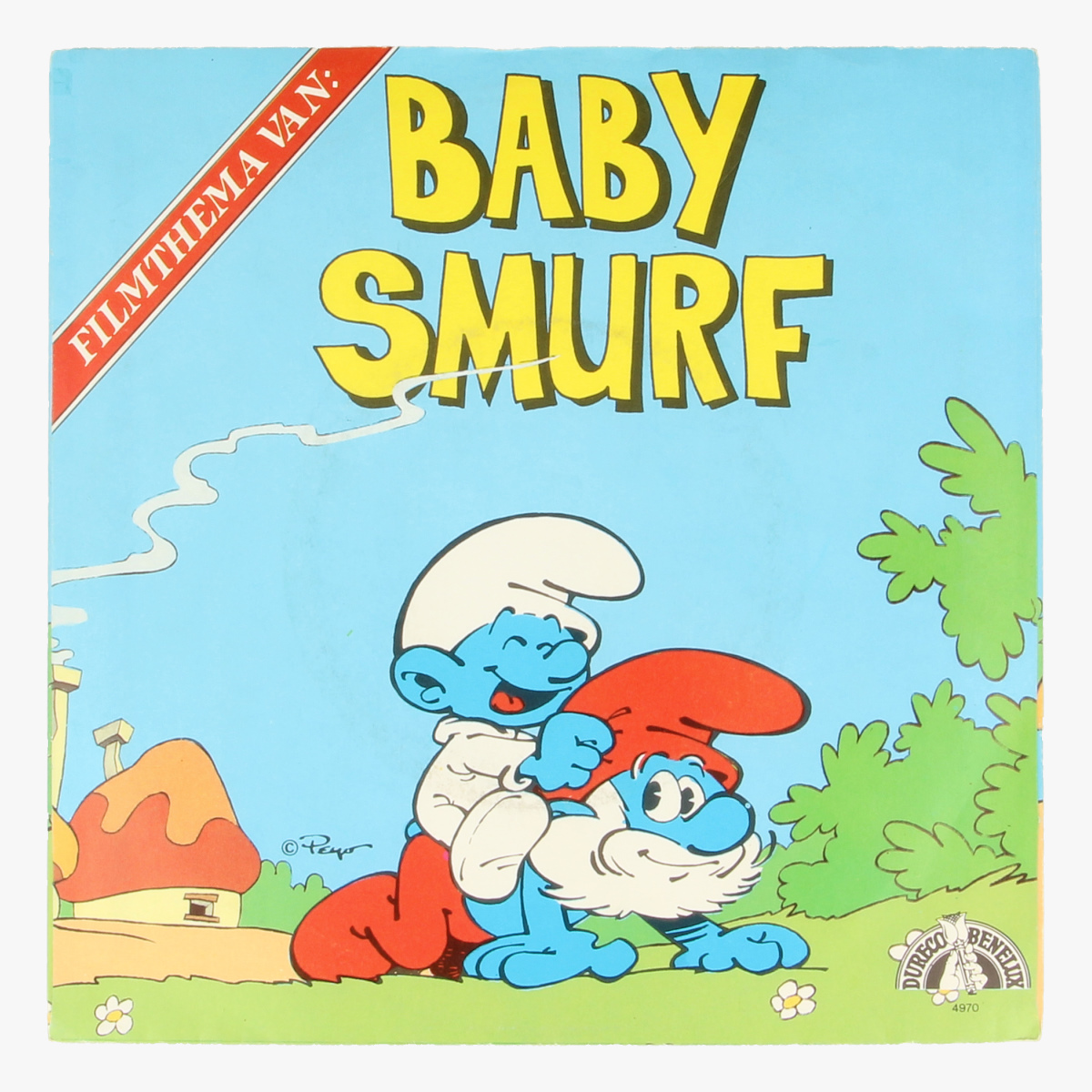 Afbeeldingen van De Smurfen : Baby Smurf. Rij maar an smurfenwagen LP 45 toeren