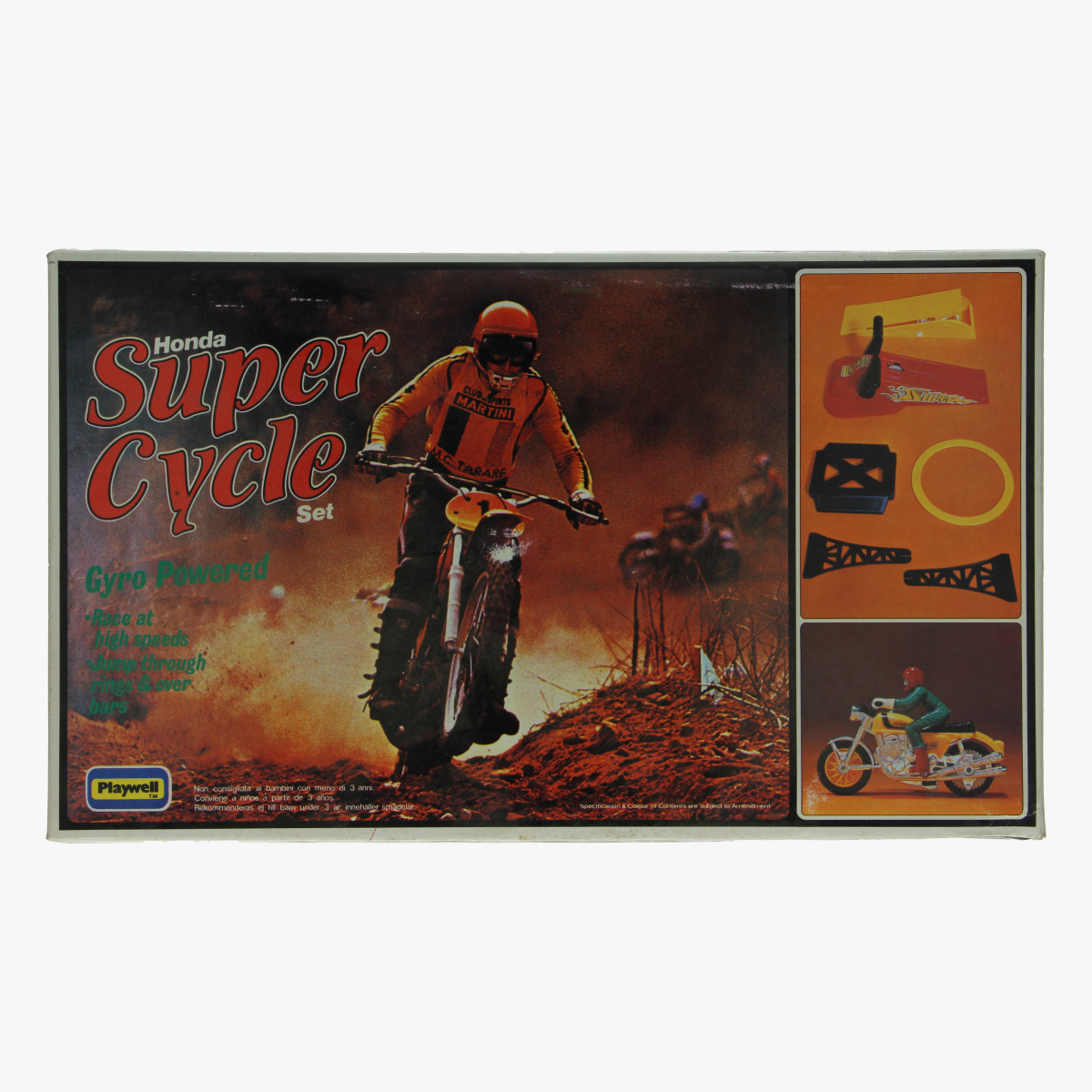 Afbeeldingen van Honda Super Cycle set. Speelgoed. Playwell.