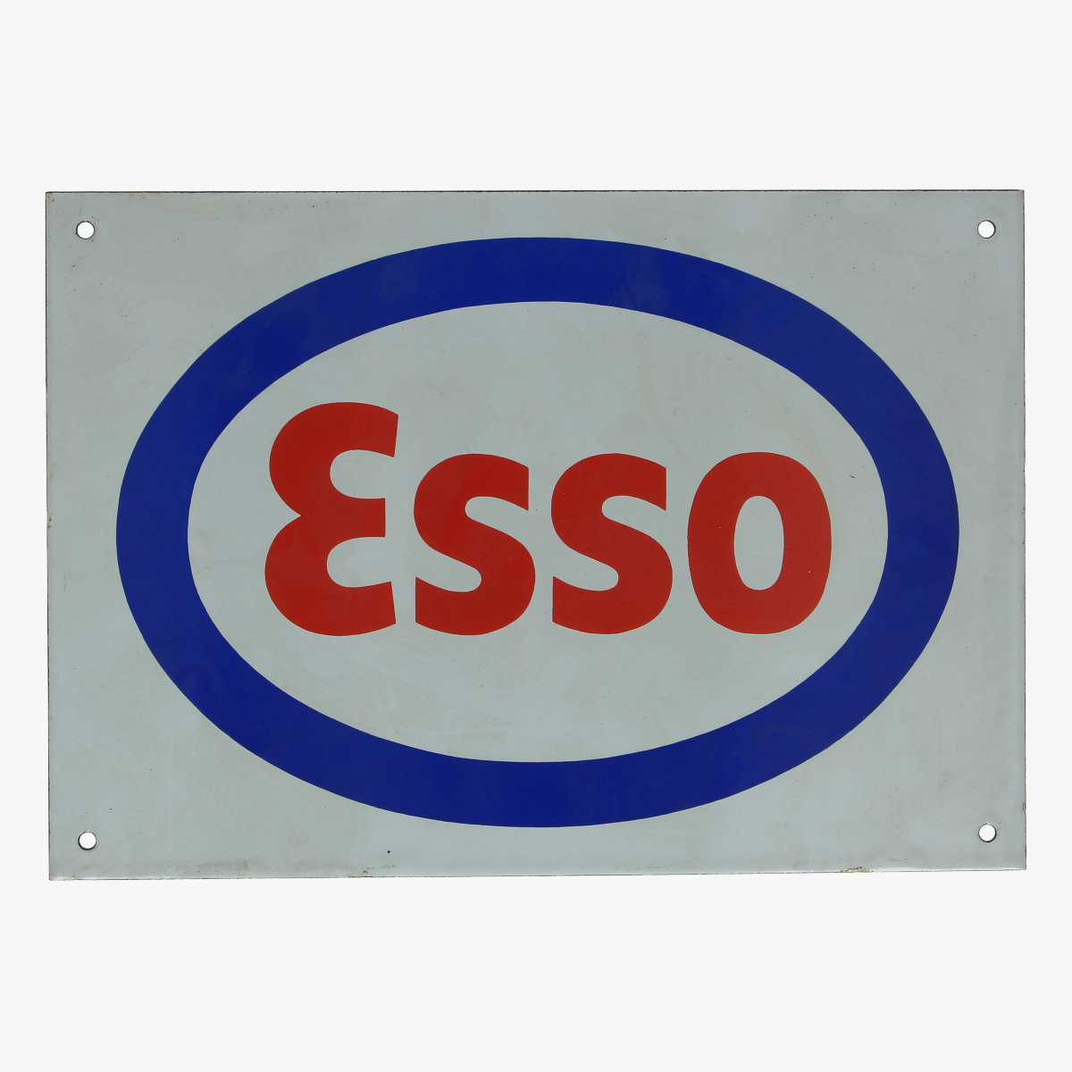 Afbeeldingen van emaille bordje Esso