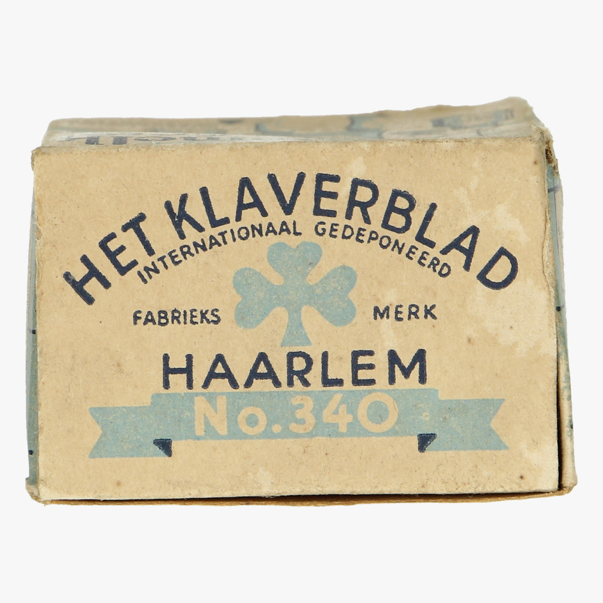 Afbeeldingen van karnemelk zeep doos het melkmeisje Het Klaverblad Haarlem