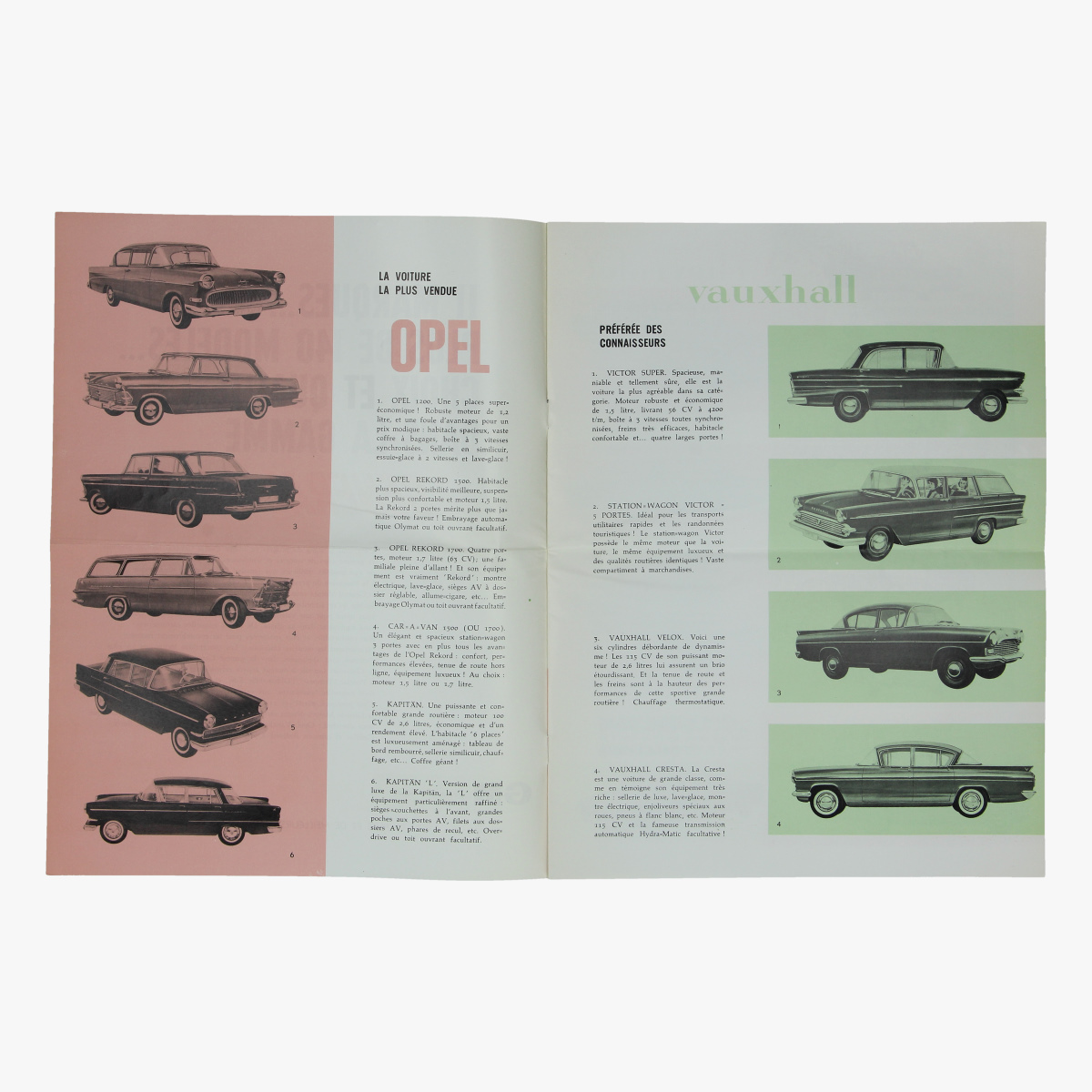 Afbeeldingen van reclame folder general motors 1961