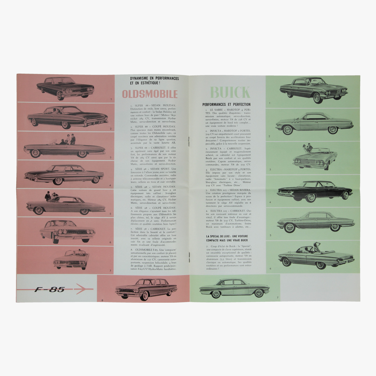 Afbeeldingen van reclame folder general motors 1961