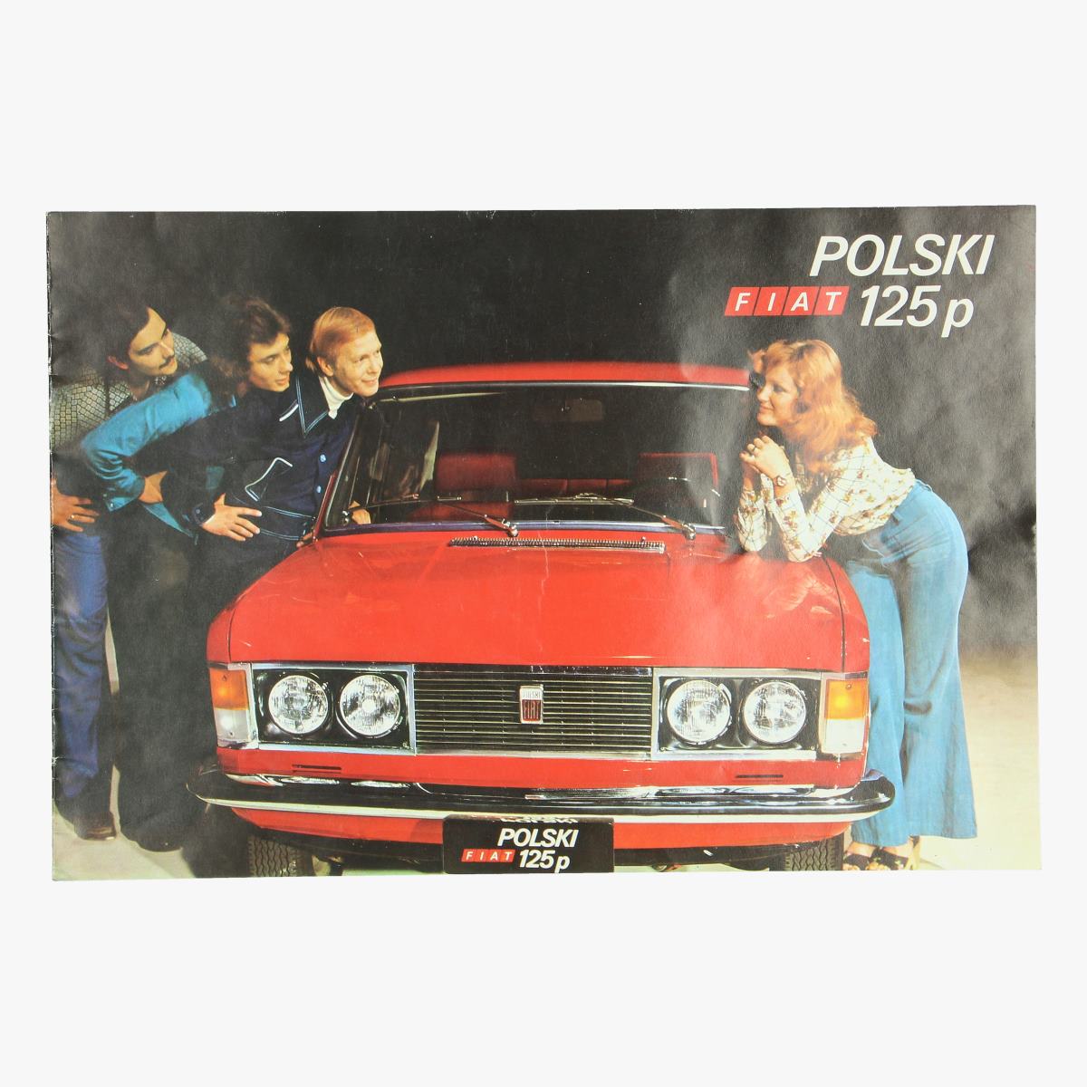 Afbeeldingen van oude reclame folder fiat polski 125p
