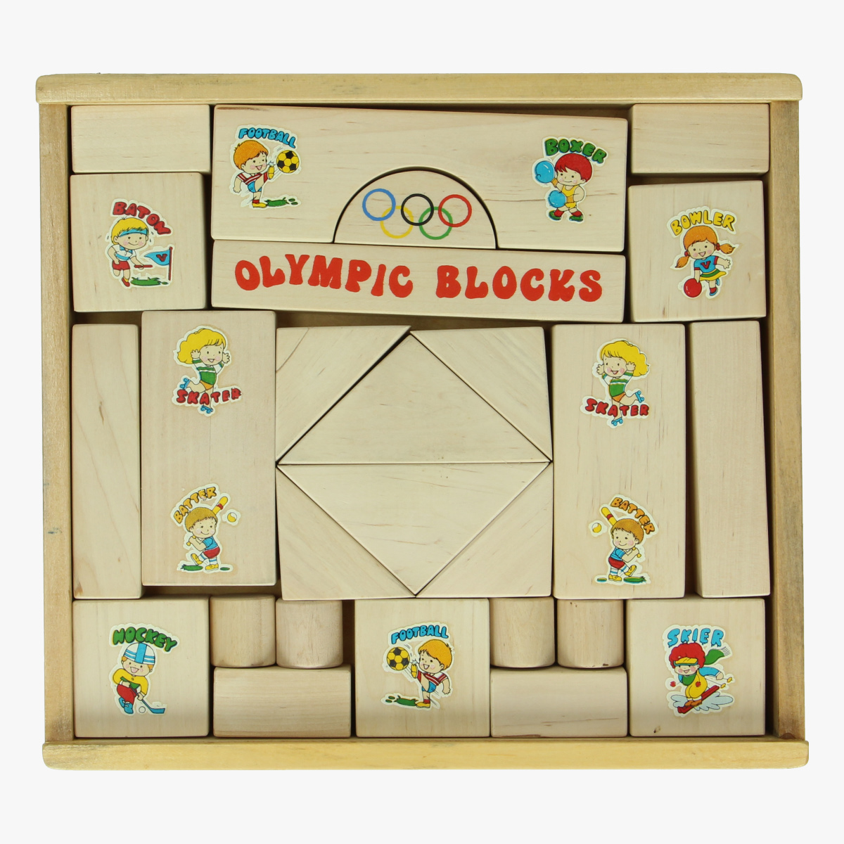 Afbeeldingen van Olympic Blocks. Speelgoed. Bouwblokken