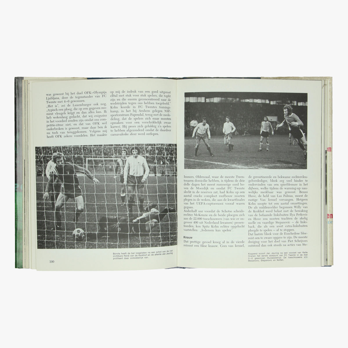 Afbeeldingen van boek voetbal europacup XVIII herman kuiphof 1972/73 uitgeverij luitingh - laren n.h
