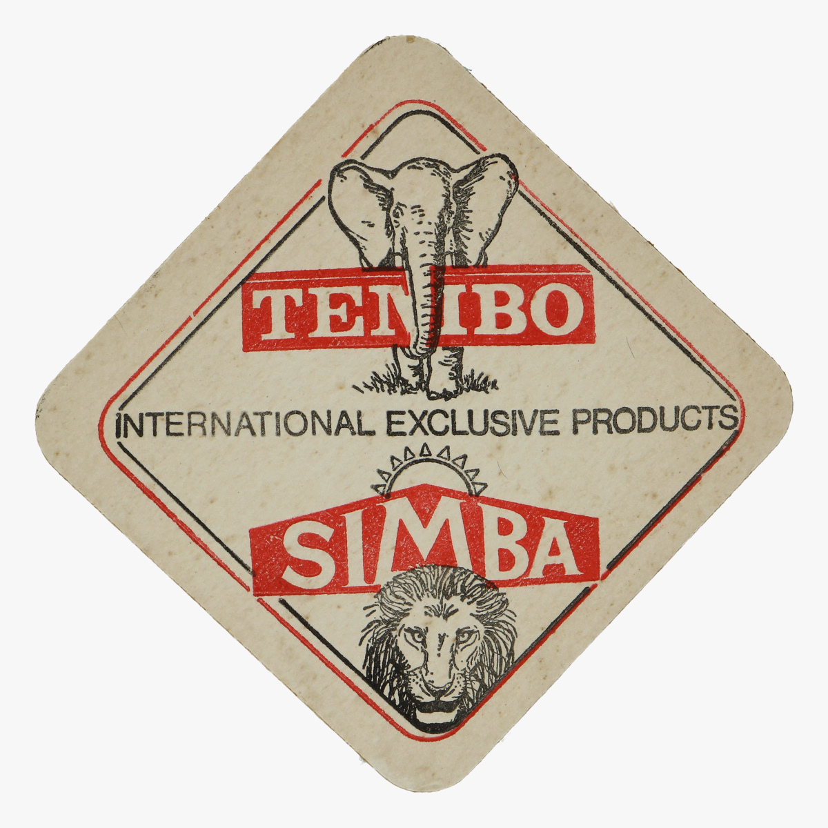 Afbeeldingen van bierkaartje Simba