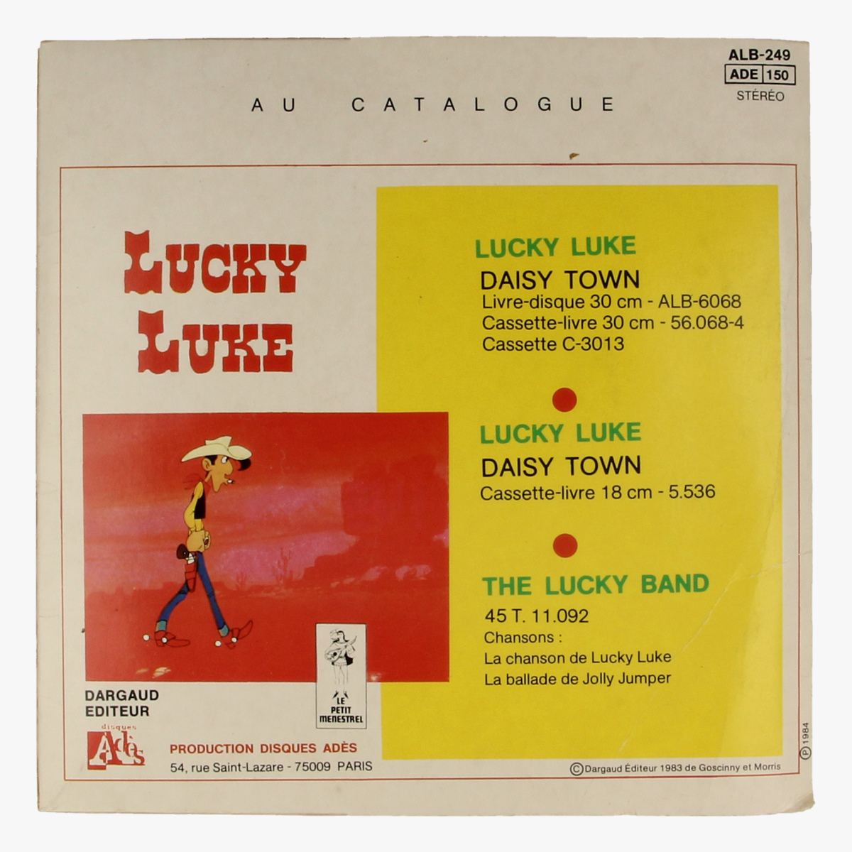 Afbeeldingen van Lucky Luke Daisy Town 45 toeren LP